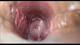 A Very Close View Of A Woman’s Orgasm In Her Vagina